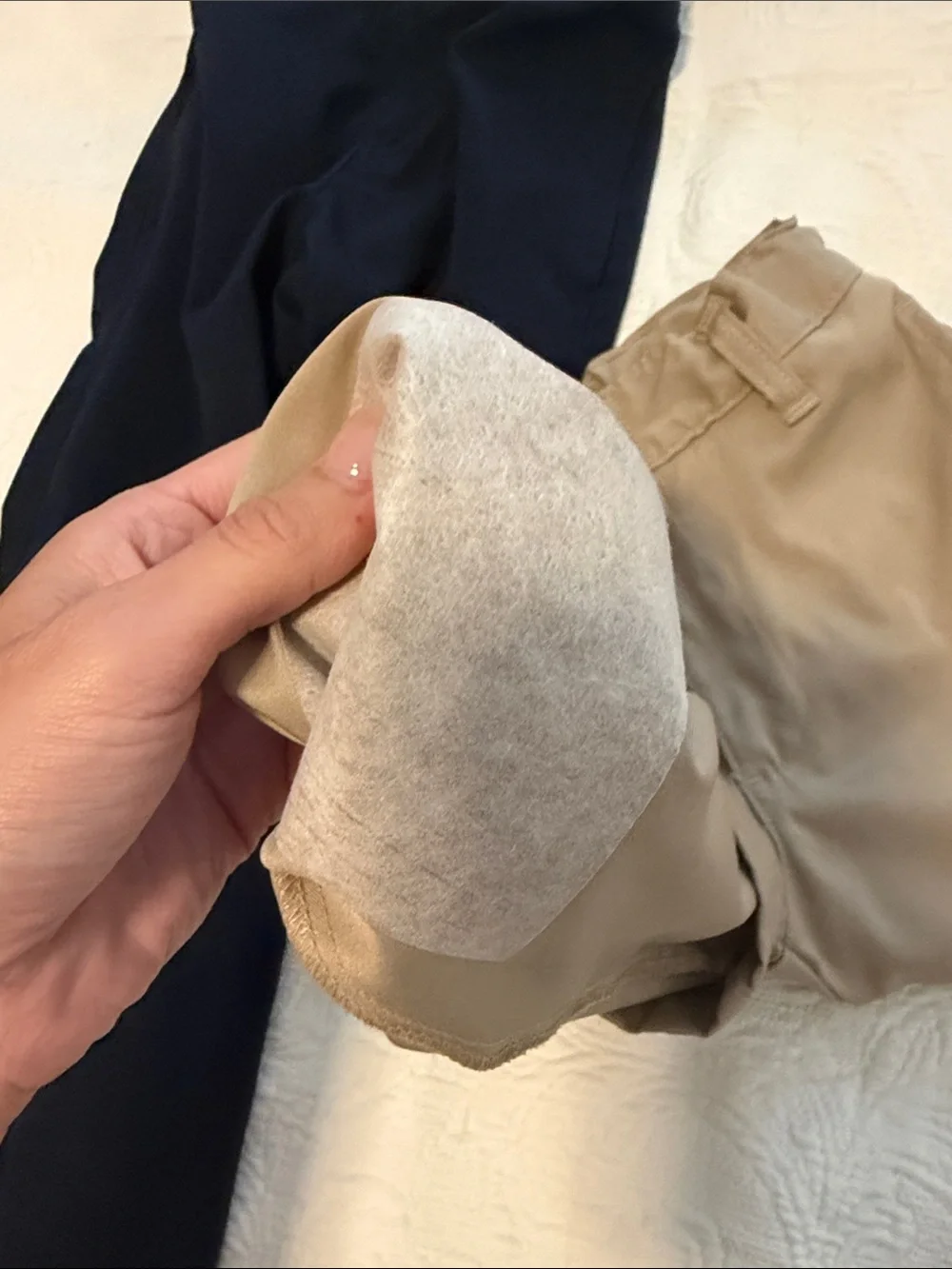 Boys size 5 khaki and navy pants bundle